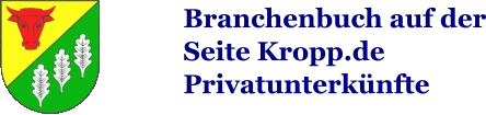Branchenbuch auf derSeite Kropp.dePrivatunterkünfte